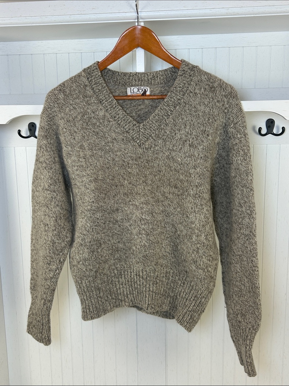 Vintage LOBO by Pendleton Womens Wool V-Neck Sweater L